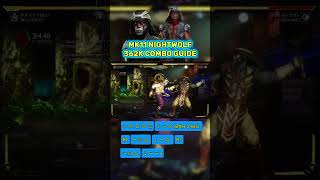 MK11 Nightwolf 362K combo guide🐉 #mk11 #mortalkombat #nightwolf #gaming #shorts