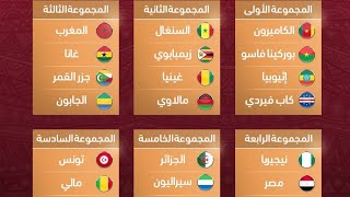 مجموعات كاس أمم إفريقيا 2022 وتصريح مدرب المنتخب الجزائري جمال بلماضي