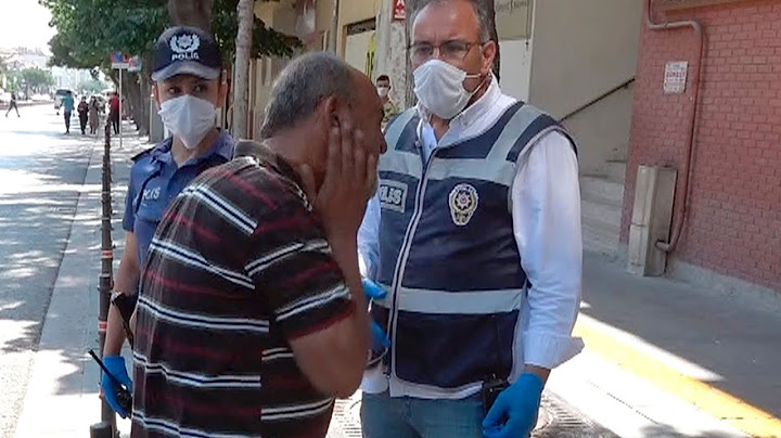 Maskesiz polise yakalandı, ceza kesilince kendisini tokatladı