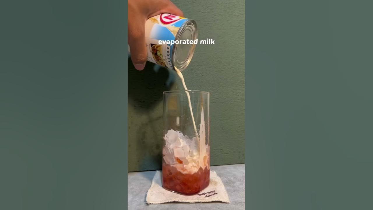 resep korean strawberry milk, kebetulan semua bahanya lagi ada #shorts #koreanfood
