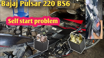 Bajaj Pulsar 220 bs6 self start problem