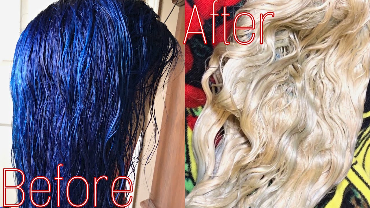 How to Remove Blue Tones from Bleached Hair - wide 6