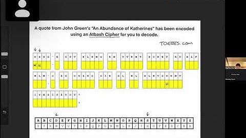 Science Olympiad Codebusters - Atbash Introduction