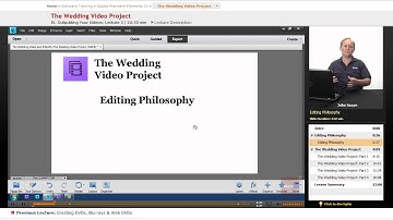 "The Wedding Video Project" | Adobe Premiere Elements 11 with Educator.com