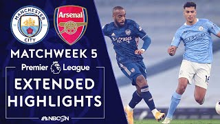 Manchester City v. Arsenal | PREMIER LEAGUE HIGHLIGHTS | 10/17/2020 | NBC Sports