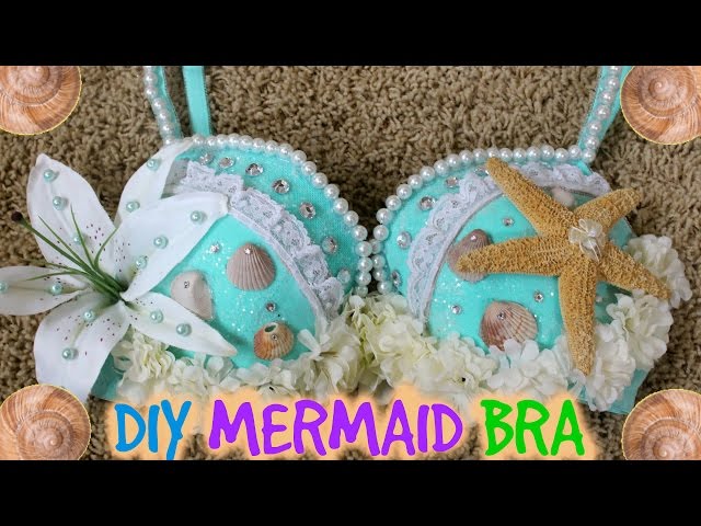 DIY Mermaid Rave Festival Bra 