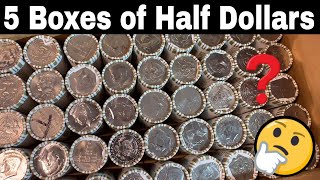 Searching 5,000 Half Dollars - It's Getting Tougher to Find Silver