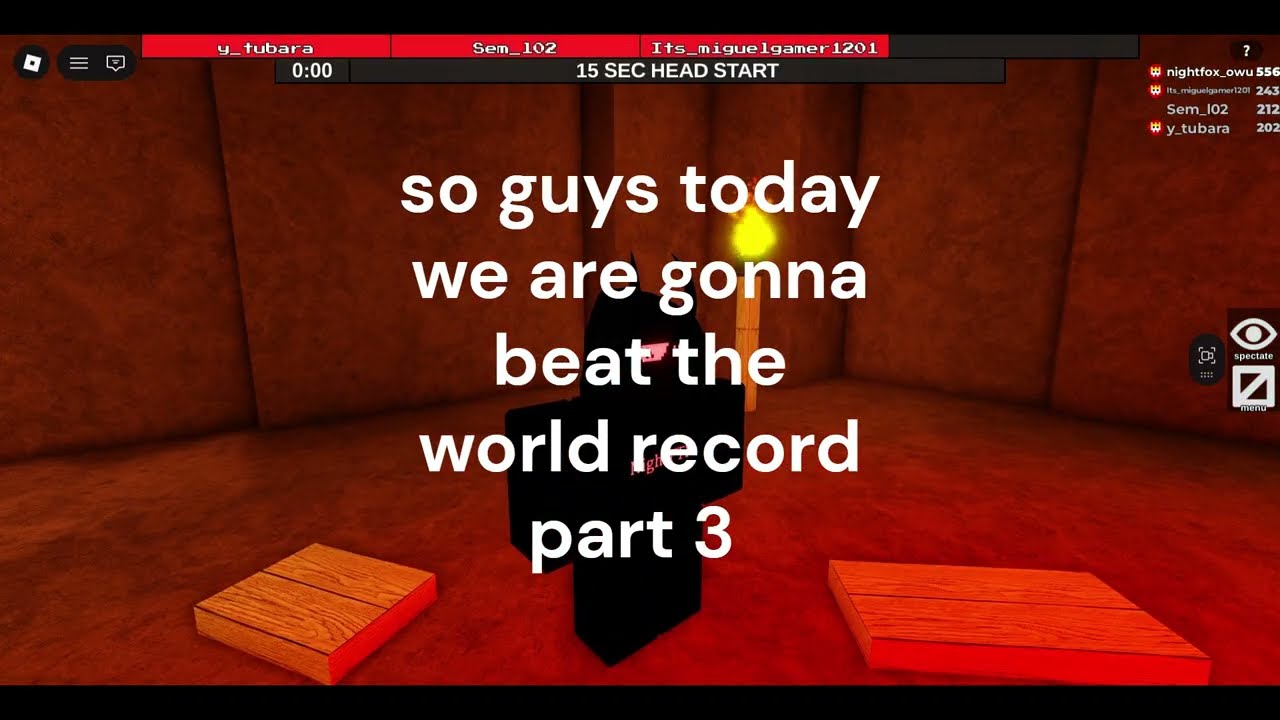 beating the world record
