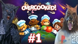Overcooked With My Sister (PS4) Part 1 - Thats One Big Meatball