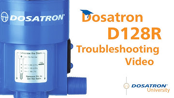 Dosatron D128R Troubleshooting Video