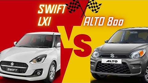 Swift vs Alto 800 drag race | Alto vs Swift race | Swift LXI vs Alto 800