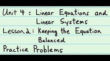 8th Grade Illustrative Mathematics: Gr. 8; U4; Lesson 2: Practice Problems