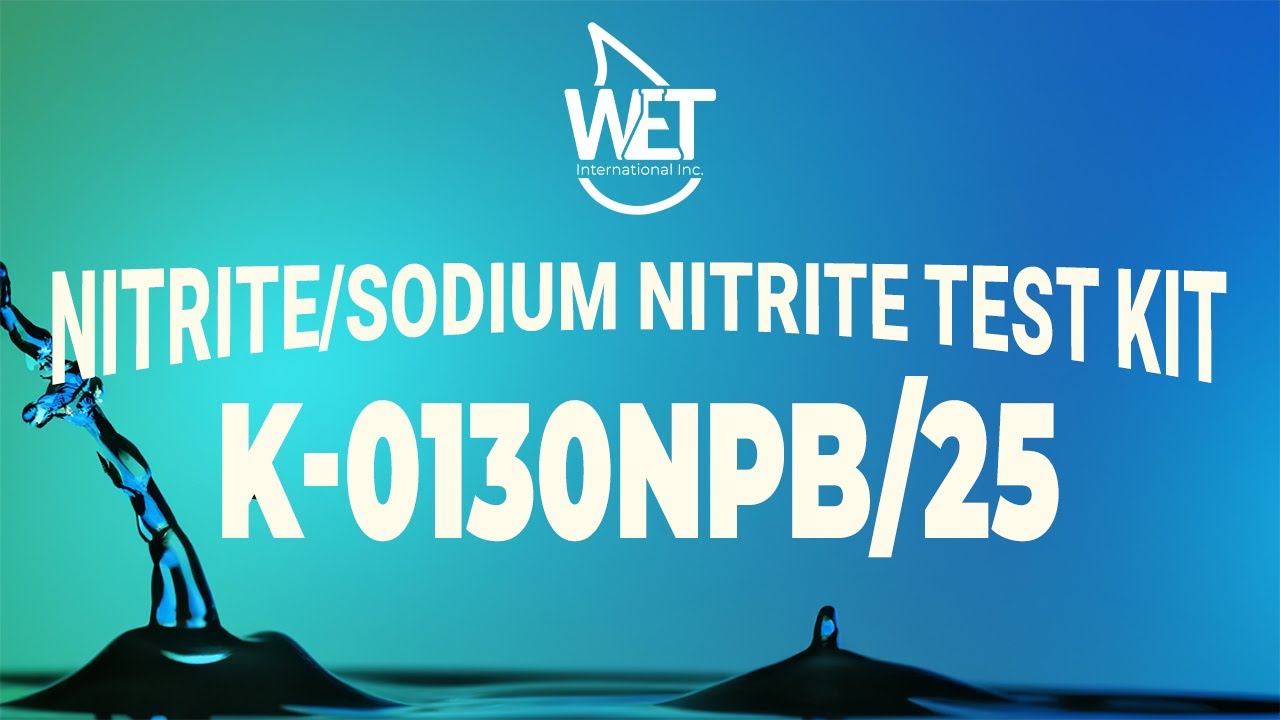 Nitrite/Sodium Nitrite (K0130NPB/25) Test Kit Instructions Drop