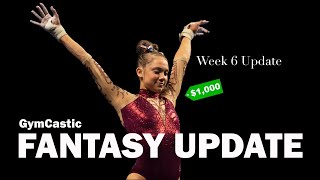 Fantasy Gymnastics Update - NCAA Week 6