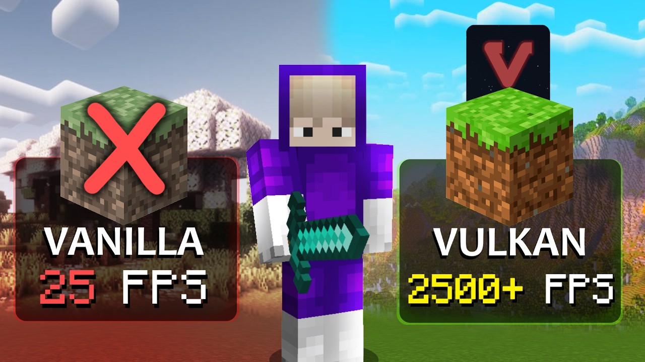 Ich habe Minecraft mit Vulkan getestet - YouTube
