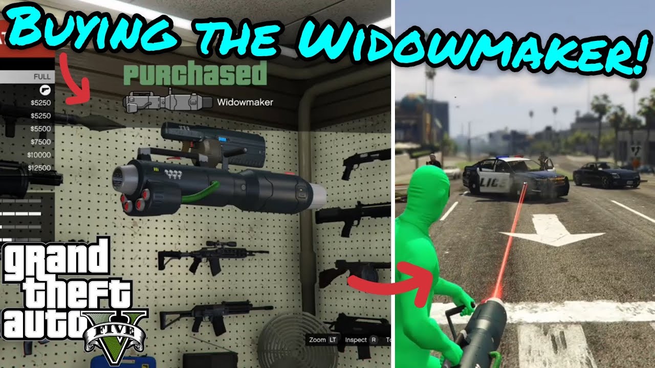 Buying the Widowmaker! / GTA 5 Online YouTube