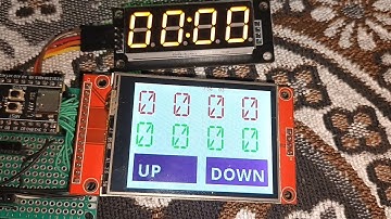 TM1637 STM32 7 SEVEN SEGEMENT 4 DIGITS ILI9341 SPI TOUCH STM32F401