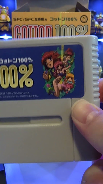 Super Famicom COTTON 100% item interrogation #retrogaming #physicalmedia #snes #retro #success