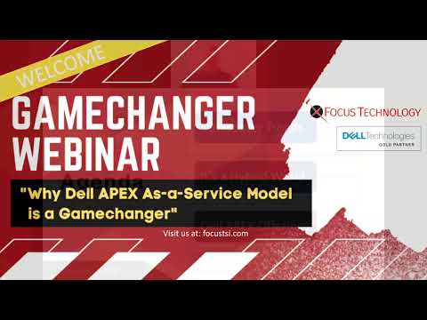 Why Dell APEX As-a-Service Model is a Gamechanger - video from Focus Technology