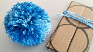 Pompom Feito no Papelão