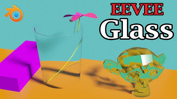 Create Realistic Glass Material That Works in Eevee | Simple & Easy Method | Blender Eevee & Cycles