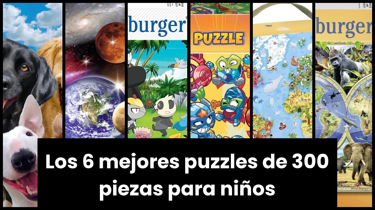 PUZZLE 300 PIEZAS NIÑOS: 6 mejores puzzles de 300 piezas para niños - YouTube