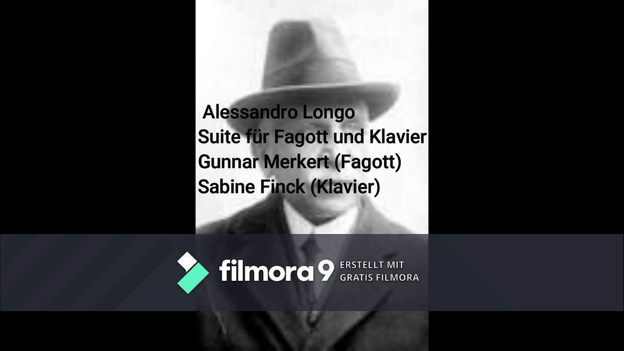 Alessandro Longo, Suite für Fagott und Klavier - YouTube