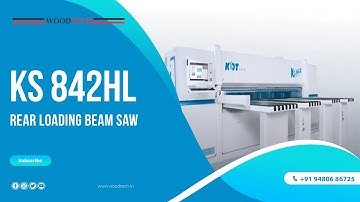 WOODTECH CONSULTANTS - KS 842HL - REAR LOADING BEAM SAW #woodtechchannel #factoryshorts