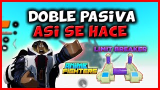 ASI SE LE PONE DOBLE PASIVA A LOS PERSONAJES EN ANIME FIGHTERS SIMULATOR ROBLOX