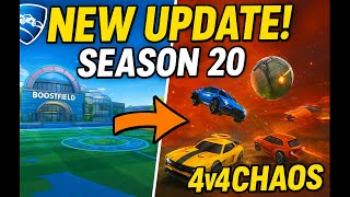Rocket League JUST Got a HUGE v256 Update for Season 20