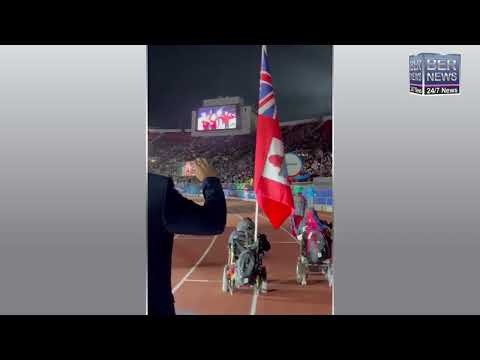 Bermuda Team In Parapan Games Opening Ceremony In Chile, November 2023