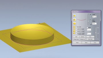 Shape Editor 1 in Artcam