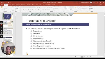 Chapter 4 Sensor and Tranducers (Part 1)