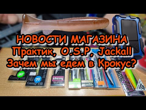 НОВОСТИ МАГАЗИНА в конце февраля, завоз JACKALL, NAUTILUS, NORSTREAM; что мы едем смотреть в КРОКУС