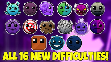 How to get ALL 16 NEW DIFFICULTIES in WORLD 3 & 2 in Find the Geometry Dash! [406] - Roblox
