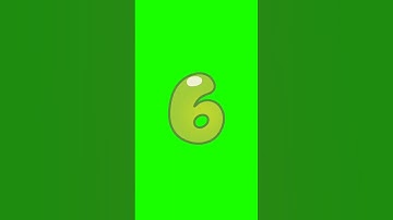 Countdown numbers from 10-1 funny 3d effect text with sound#3 #shorts #short #animation #greenscreen