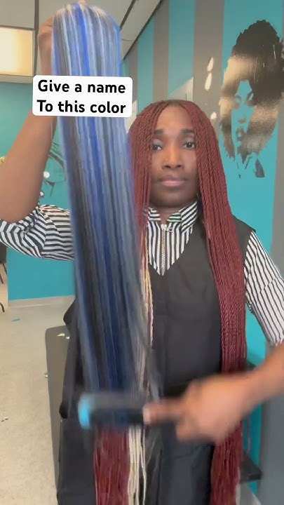  Hair braid color blend - YouTube
