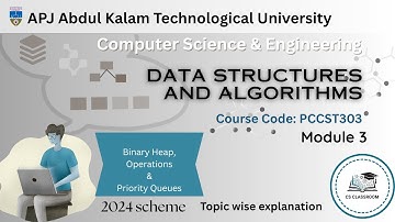 DATA STRUCTURES AND ALGORITHM | MODULE 3 PART 3 | S3 CSE | KTU 2024 SCHEME