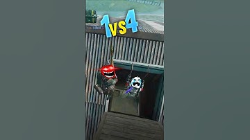 1 Vs 4 🥵 CODM Alcatraz Funny Moments 🤣#shorts #codmobile #codm #codshorts #callofduty #cod #alcatraz