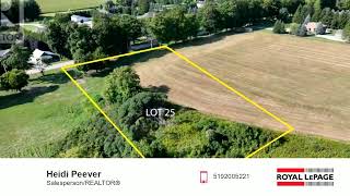 Land for sale - 81326 (LOT 25) WESTMOUNT LINE, Goderich), ON N7A 3X8