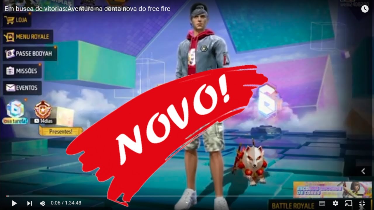 em-busca-de-vitorias-aventura-na-conta-nova-do-free-fire-youtube