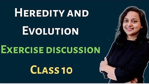 🔴 Exercise Questions And Answers |Heredity And Evolution| Class 10 | Maharashtra Board