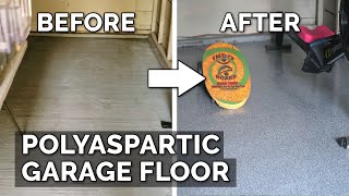 Polyaspartic Garage Floor Coating Start to Finish!