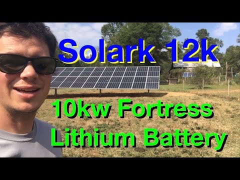 Lithium Batteries and Hybrid Solar: Solark 12k w/Fortress eFlex 5.4 System Tour