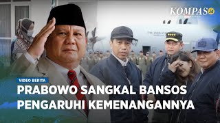 Prabowo Akui Efek Jokowi Bantu Kemenangannya di Pilpres 2024