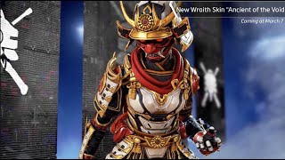New Wraith Skin Ancient of the Void - Full Showcase, Kunai Recolor, Finisher Gameplay, Banner & More