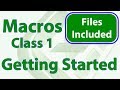 Excel macro class 1  getting started programming macros