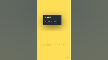 Guess the Output3: console.log(-1) | JavaScript Interview Question#shorts #viral #coding #javascript