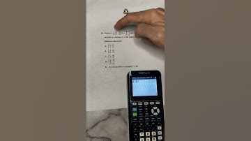 Fastest way to do Matrices on the TI-84. Learn this and more on my calculatorhacks.com course.