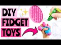 DIY FIDGET TOYS! Viral TikTok Fidgets: Pea Popper, Stress Ball | How to make fidgets! EASY!